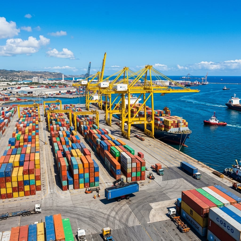 Bến cảng logistics