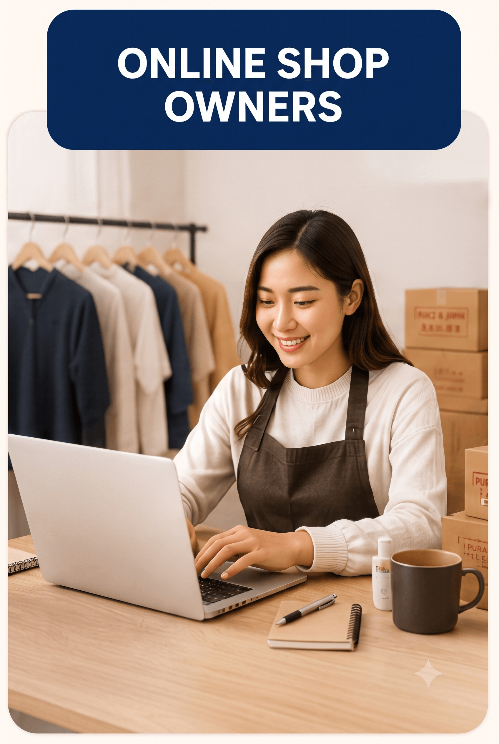Online shop owners