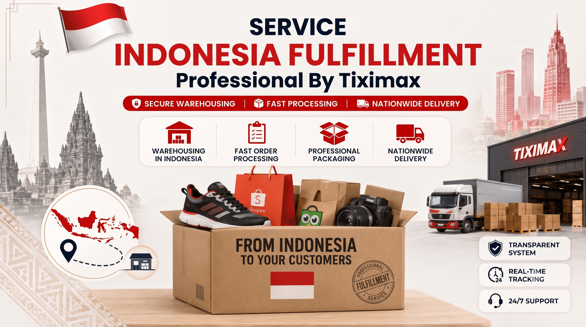 Minh họa dịch vụ Indonesia Fulfillment Service