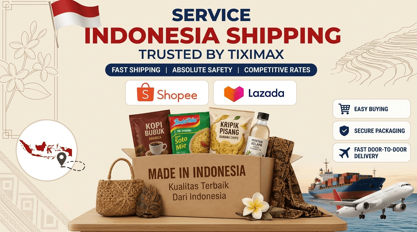 Minh họa dịch vụ Indonesia Shipping
