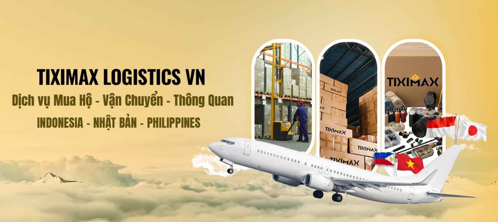 TIXIMAX — Dịch vụ mua hộ, vận chuyển quốc tế từ Nhật, Hàn, Indonesia, Mỹ về Việt Nam