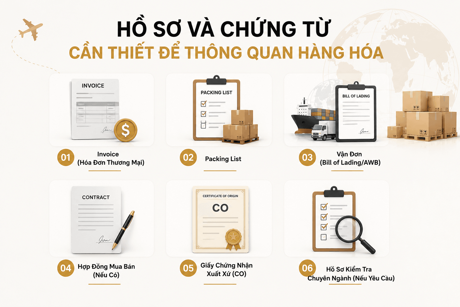 Hồ sơ chứng từ cần thiết