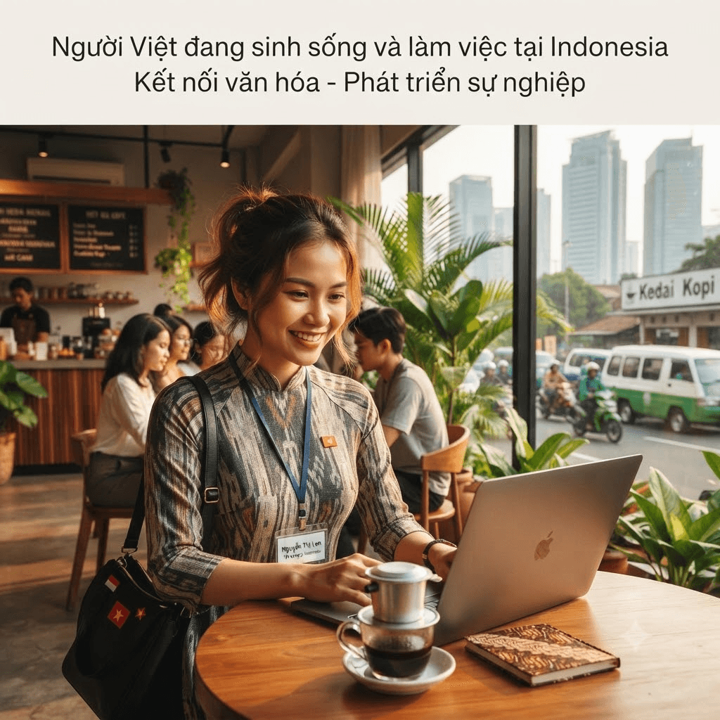 Người Việt đang sinh sống và làm việc tại Indonesia