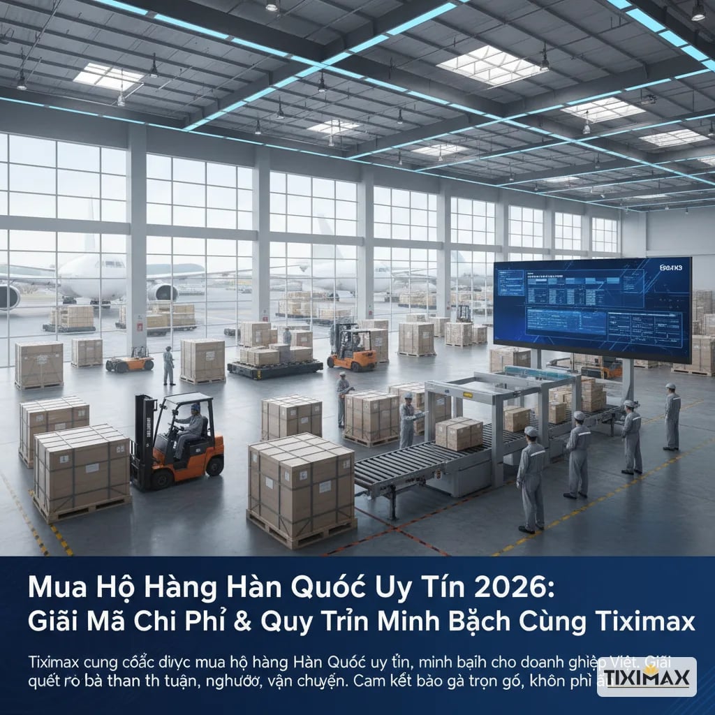 Mua Hộ Hàng Hàn Quốc Uy Tín 2026: Giải Mã Chi Phí & Quy Trình Minh Bạch Cùng Tiximax - featured image