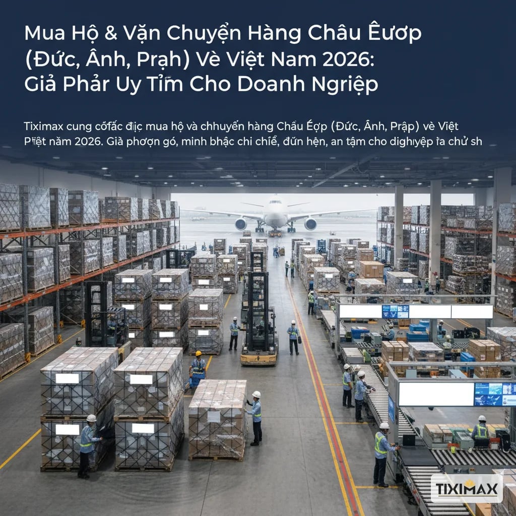 Mua Hộ & Vận Chuyển Hàng Châu Âu (Đức, Anh, Pháp) Về Việt Nam 2026: Giải Pháp Uy Tín Cho Doanh Nghiệp - featured image