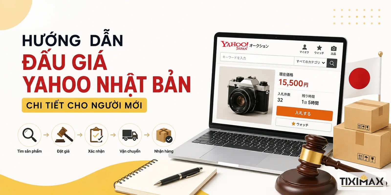 Hướng Dẫn Đấu Giá Yahoo Nhật Bản Chi Tiết Cho Người Mới