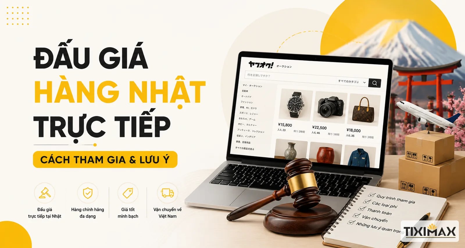 Đấu Giá Hàng Nhật Trực Tiếp: Cách Tham Gia & Lưu Ý