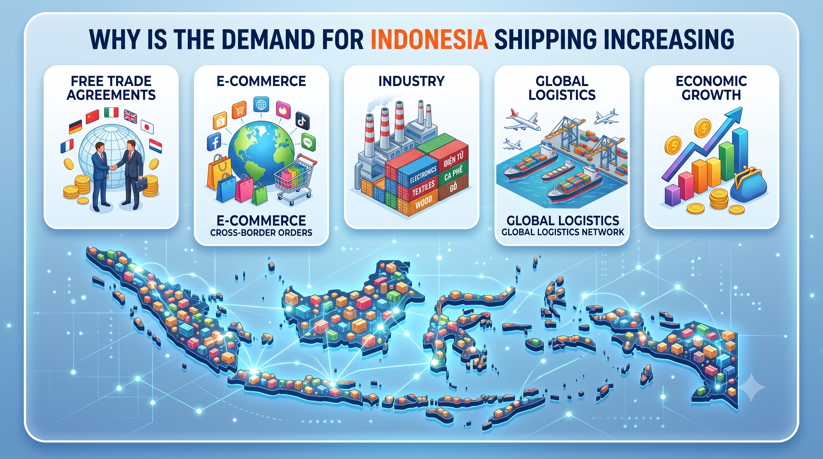 Minh họa lý do chọn Indonesia Shipping