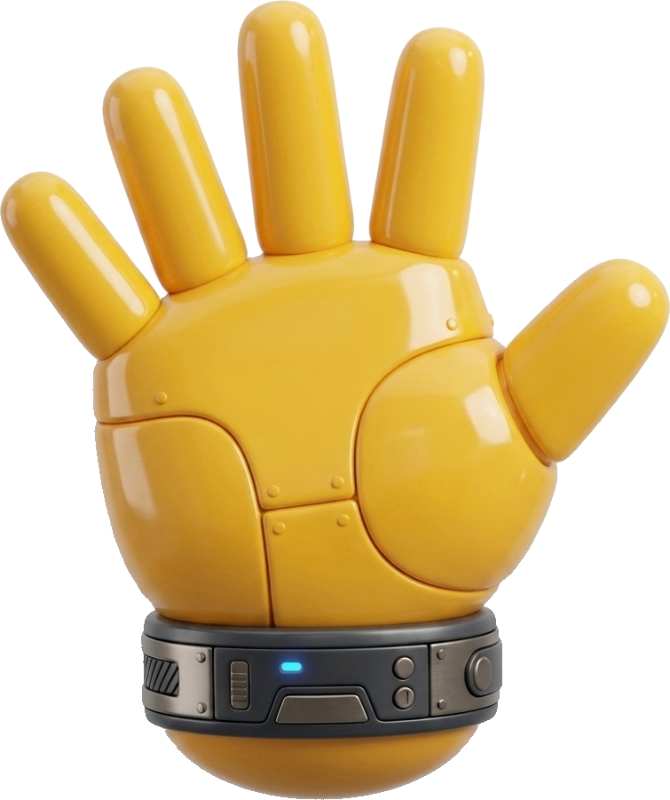 3D Waving Hand